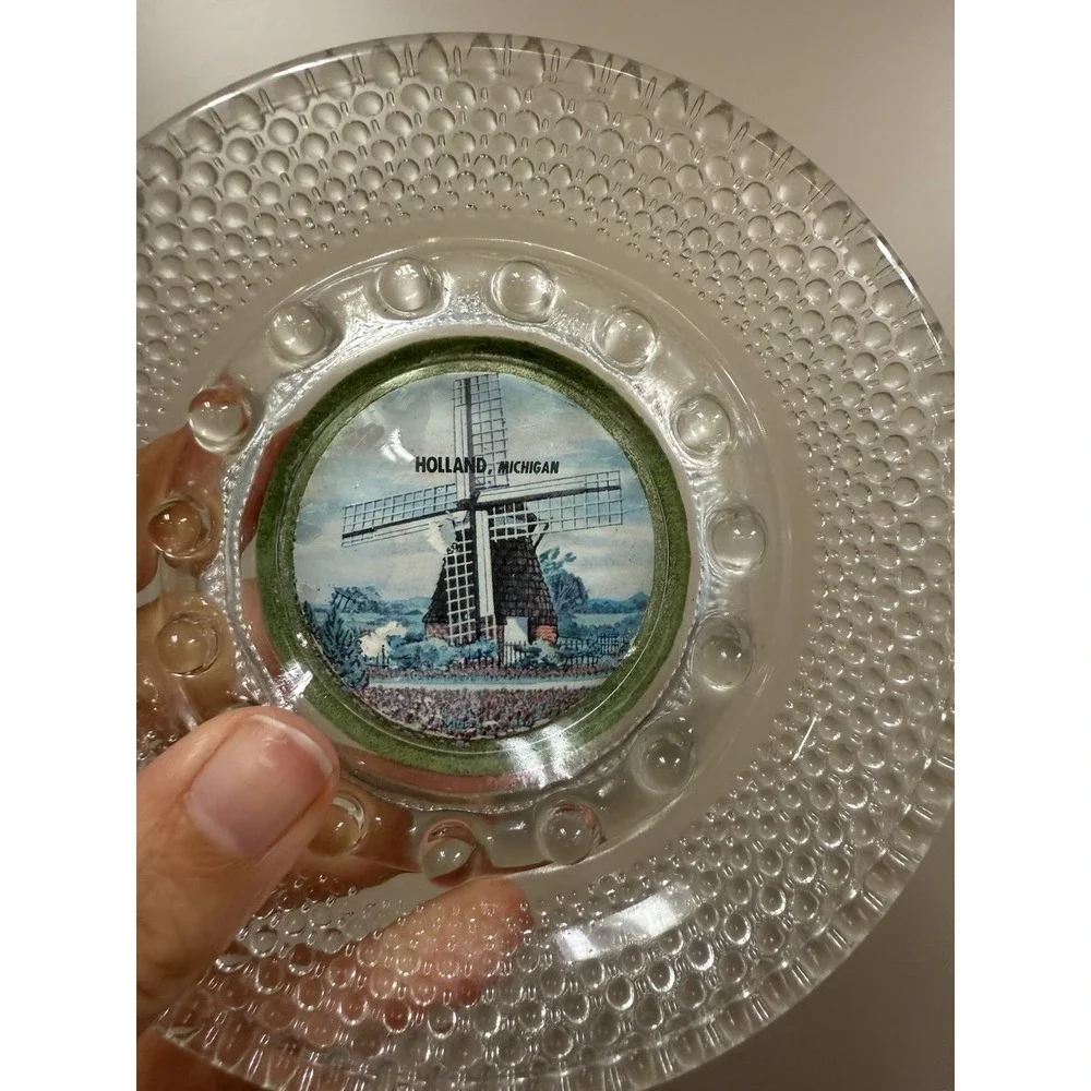 Collectible Vintage Dutch Holland Windmill Ash Tray‎